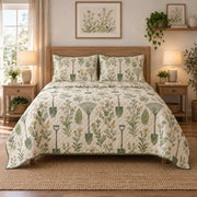 Meadow Tools Landscaper Quilt Set, front landscaper bedroom view