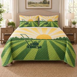 Sunlit Lawn Landscaper Quilt Set