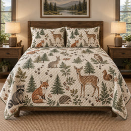 Woodland Patients Veterinarian Quilt Set