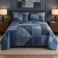 Blue Steel Welder Quilt Set