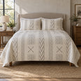 Cable Sketch Knitting Quilt Set
