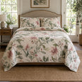 Brush Garden Watercolor Painting Quilt Set