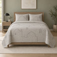 Minimal House Line Homebody Quilt Set