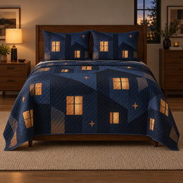 Evening Window Glow Homebody Quilt Set