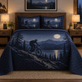 Night Ride Mountain Biking Quilt Set