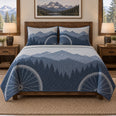 Alpine Wheel Mountain Biking Quilt Set