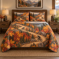 Autumn Switchback Mountain Biking Quilt Set