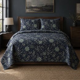 Night Garden Succulent Gardening Quilt Set
