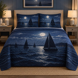 Night Passage Sailing Quilt Set