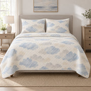Afternoon Cloud Nap Quilt Set, front nap enthusiasts bedroom view