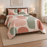 Quiet Pillow Shapes Nap Quilt Set, angled nap enthusiasts bedroom view