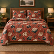Cozy Slipper Nap Quilt Set, front nap enthusiasts bedroom view