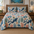 Undersea Folk Scuba Diving Quilt Set