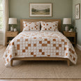 Copper Clues Crossword Puzzles Quilt Set