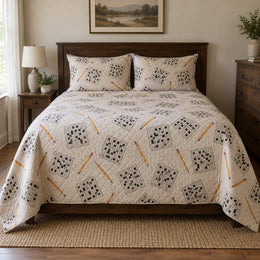 Quiet Crossword Crossword Puzzles Quilt Set