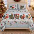 Christmas Rooster Costume Parade Quilt Set