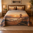 Sunrise Pace Marathon Running Quilt Set