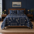 Midnight Match Tennis Quilt Set