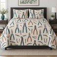 Pliers Study Electrician Quilt Set