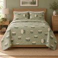 Sage Percussion Drums Quilt Set