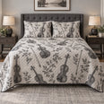 Quiet Chamber Violin Quilt Set