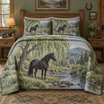 Willow Creek Horse American Quarter Horse Quilt Set
