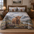 Misty Glen Cow Highland Cow Quilt Set