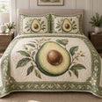 Sage Slice Avocado Lovers Quilt Set