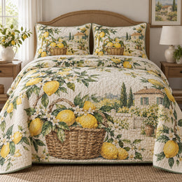Garden Harvest Lemon Lovers Quilt Set