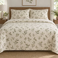 Sage Tea Leaves Loose Leaf Tea Lovers Quilt Set