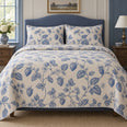 Blue Berry Toile Strawberry Lovers Quilt Set