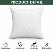 Quilted throw pillow materials and construction guide