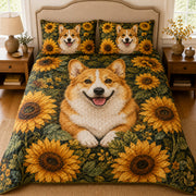 Corgi Sunflower Quilt Set – additional view 1