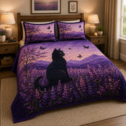 Black Cat Lavender Field Quilt Set – additional view 2
