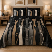 Modern Cat Silhouette Quilt Set – additional view 1
