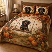 Dachshund Fall Quilt Set – additional view 1