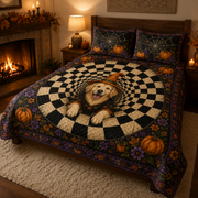 Golden Retriever Deep Well Quilt Set