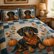 Dachshund Fall Quilt Set – additional view 2