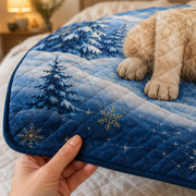 Golden Retriever Winter Quilt Set
