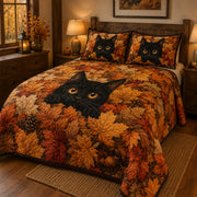 Black Cat Autumn Quilt Set – additional view 1