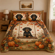 Dachshund Fall Quilt Set – additional view 2