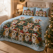 Christmas Corgi Quilt Set – additional view 2