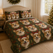 Corgi Christmas Quilt Set – additional view 2