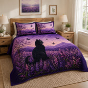 Black Cat Lavender Field Quilt Set – additional view 3