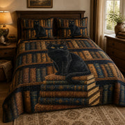 Black Cat Library Quilt Set – additional view 3