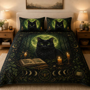 Black Cat Moonlight Quilt Set – additional view 3