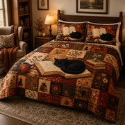 Black Cat Book Lover Quilt Set – additional view 1