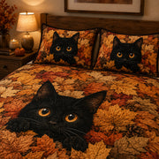 Black Cat Autumn Quilt Set – additional view 2