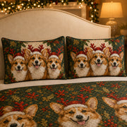 Corgi Christmas Quilt Set – additional view 3