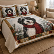 Sheepadoodle Christmas Winter Quilt Set – additional view 1